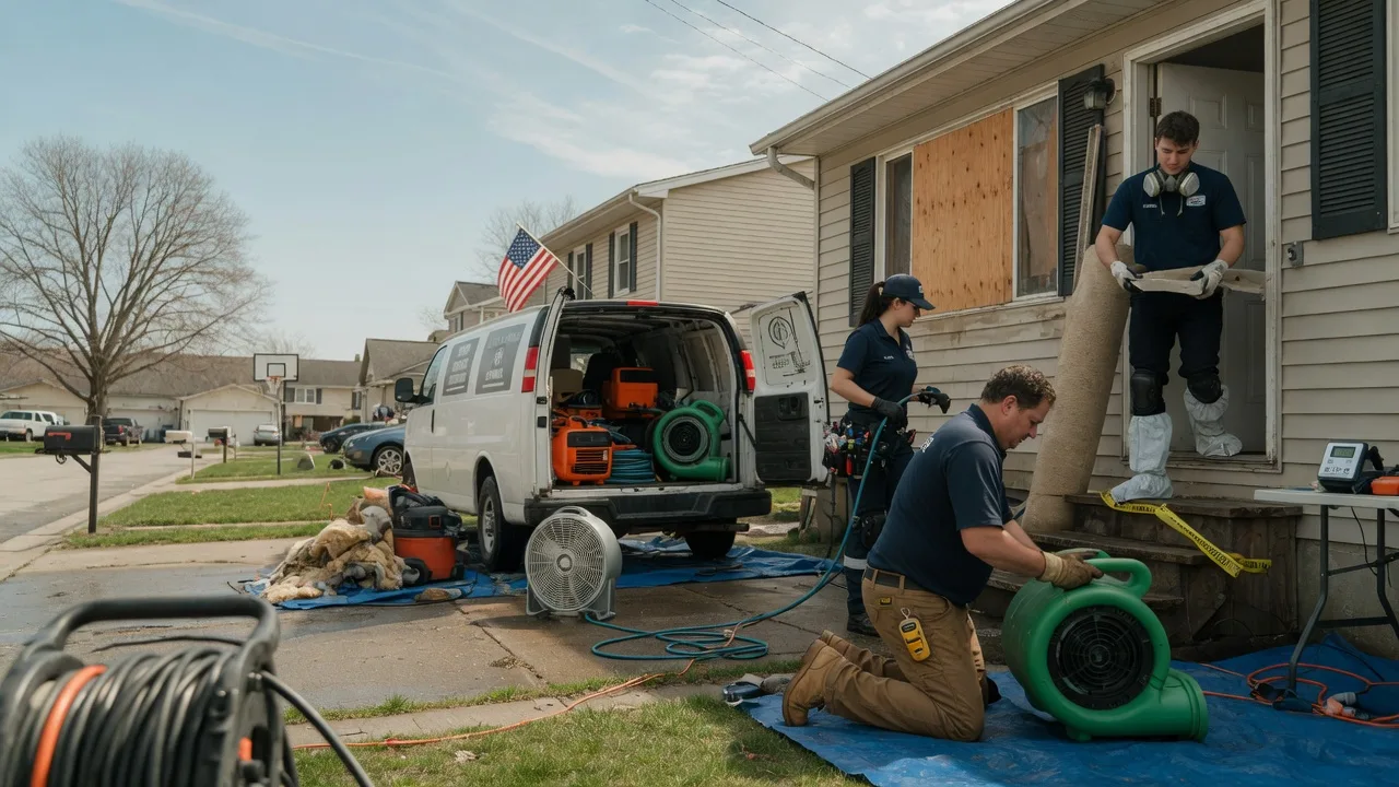 Water Damage Restoration in Corsica, SD near me
